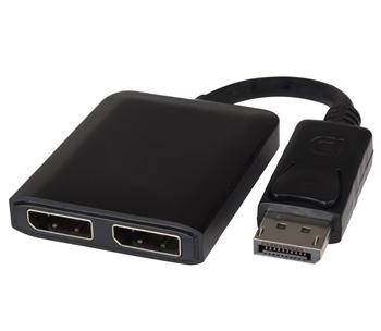 PremiumCord adaptér DisplayPort - 2x DisplayPort / rozšírenie + zrkadlenie obrazu / 4K * 2K @ 30Hz / dopredaj