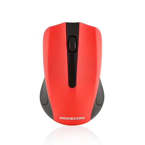 Modecom MC-WM9 červená / bezdrôtová optická myš / 1200DPI