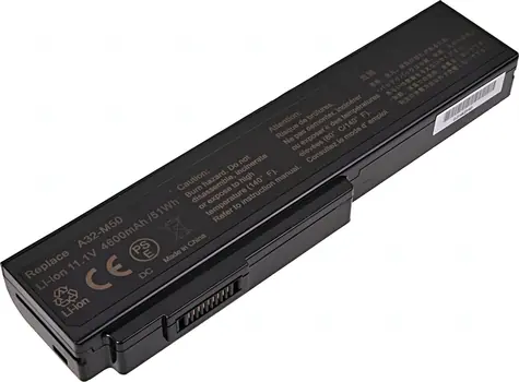 T6 power batéria pre Asus M50 / G50 / G60 / N43 / N53 / N61 / B43 / X55 / X57 / X64 / 6cell / 4600mAh