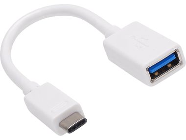 Sandberg USB-C do USB 3.0 konvertor / biely