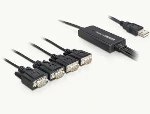 DeLock adaptér USB 2.0 > 4 x Serial