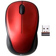 Logitech Wireless Mouse M235 červená / optická myš / 3 tlačidlá / 1000dpi