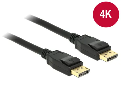 Delock Displayport 1.2 kábel samec > Displayport samec 4K / 1m
