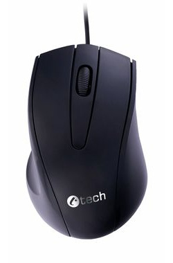 C-TECH WM-07 / Optická myš / 1200 dpi / USB / čierna