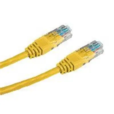 DATACOM Patch kábel UTP CAT5E 1m žltý