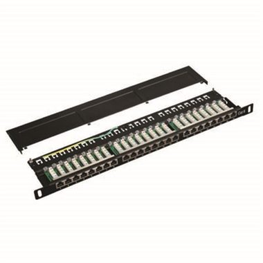 DATACOM Patch panel 19" STP 24 port CAT6 LSA 0.5U