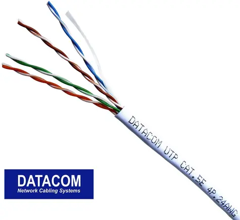 DATACOM UTP kábel CAT5E PVC 305m (drôt) biely