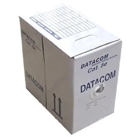 DATACOM UTP kábel CAT5E PVC 305m (drôt) sivý