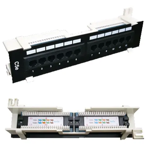 DATACOM Patch box UTP 12 port / CAT5E / DUAL