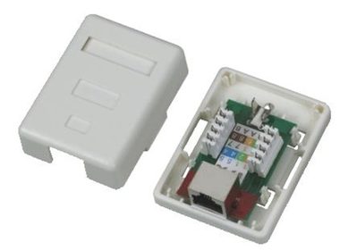 DATACOM STP jednozásuvka nad omietku / CAT5E / 1 x RJ45