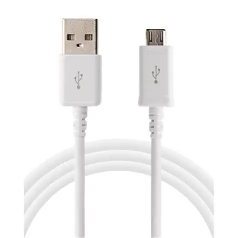 SAMSUNG microUSB dátový kábel / 1.15 m / biely