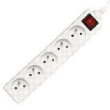 PremiumCord predlžovací prívod 230V, 7m, 5 zásuviek, vypínač