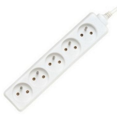 PremiumCord predlžovací prívod 230V, 5m 5 zásuviek
