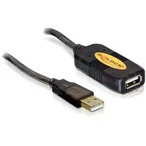 DeLock USB 2.0 kábel, predlžujúci AA samec/samica 10m, aktívny