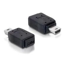 DeLock redukcia USB mini samec na USB micro B samica
