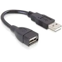 DeLock USB 2.0 kábel, predlžujúci AA samec/samica 13 cm