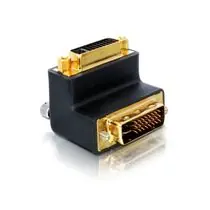DeLock adaptér DVI 24+5 samica - DVI 24+5 samec, pravouhlý