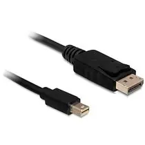 DeLock kábel DisplayPort mini (samec) na Displayport (samec), 1 meter