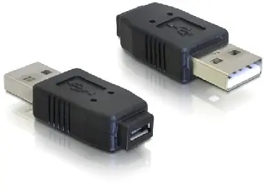 DeLock redukcia z micro USB A+B samica na USB A samec