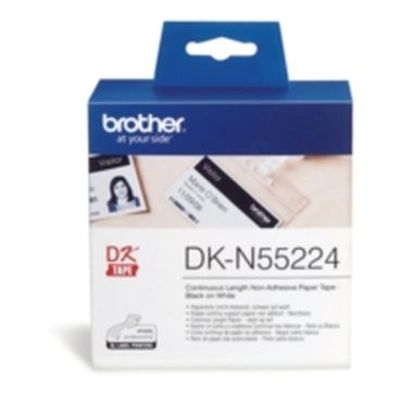 Brother - DKN 55224 (papierová rolka nelepiaca biela 54mm x 30,48m)