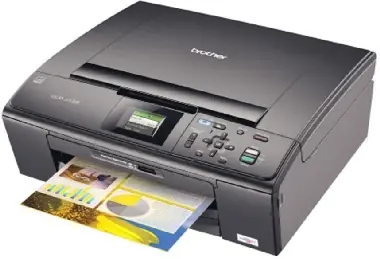 BROTHER DCP-J125C  / multifunkční tiskárna / A4 / skener / kopírka / LCD / 1200 x 6000 dpi / čtečka / USB 2.0 / černá 