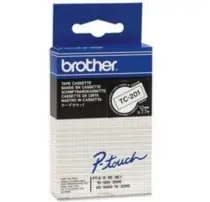 Brother - TC-201 biela / čierna - 1 ks (12mm)