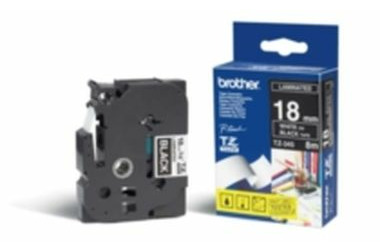 Páska Brother - TZ-345 / 18mm / laminovaná / čierna / biela
