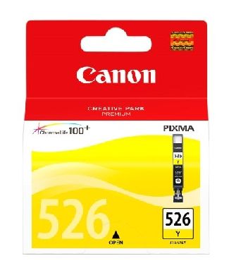 Canon CLI-526Y originálny cartridge / 9 ml / Žltá