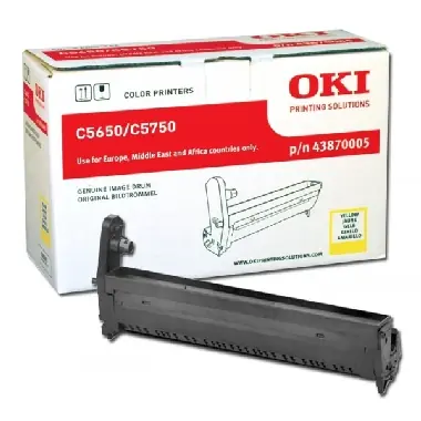 OKI originálny fotovalec pre C5650 & 5750 žltá / 25.000 strán