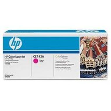 HP CE743A originálny toner / CP5225 / 7.300 strán / Fialový
