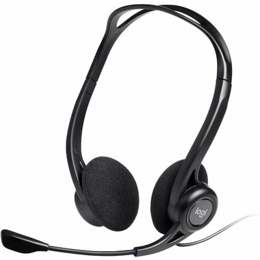Logitech 960 USB Headset čierna / slúchadlá s mikrofónom / stereo / USB / kábel 2.4 m