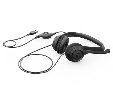 Logitech Headset H390 / USB / stereo slúchadlá s mikrofónom