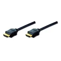 Digitus Highspeed Ethernet HDMI( 1,4 ) prepojovací kábel , AWG 30, 2m, pozl. kontakty