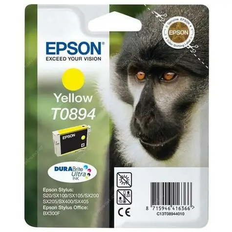 Epson T0894 originálny cartridge / 3.5 ml / Žltá