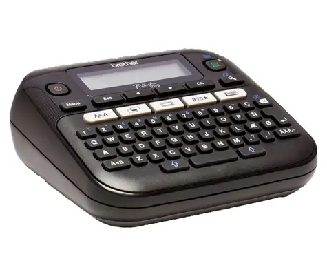 Brother PT-D210 / Tlačiareň samolepiacich štítkov / podčiarknutie / vertikálna tlač / USB / 6x AAA