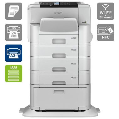 EPSON WorkForce Pro WF-C8190D3TWC / Inkoustová tiskárna A3 / až 24str. / 4.800x1.200dpi / USB / LAN / Wi-Fi / NFC