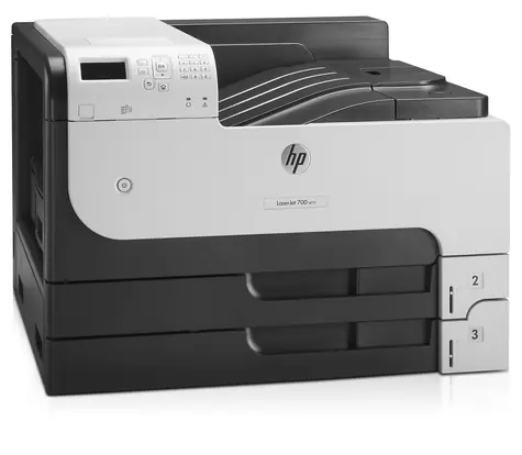 HP LaserJet Enterprise 700 M712dn / laser čiernobiela / 41 ppm / A3 / USB / LAN / duplex