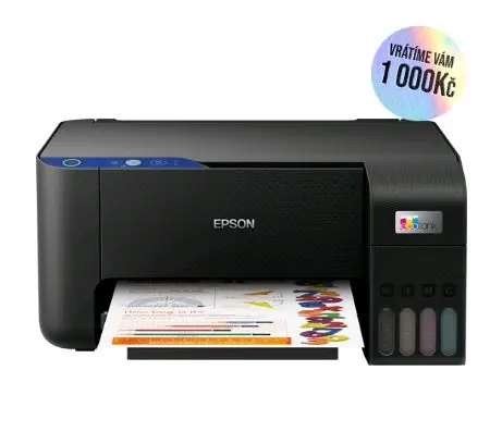 Epson EcoTank L3211 čierna / Atramentová multifunkcia / A4 / 33ppm / 5760x1440dpi / tlač &amp; sken. &amp; kopírovanie