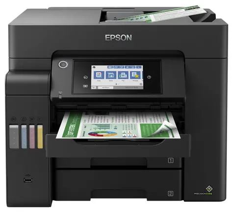 Epson EcoTank L6550 čierna / Ink. multifunkcie / A4 / 32ppm / 4800x2400dpi / tlač &amp; sken. &amp; kop. &amp; fax / USB &amp; Wi-Fi &amp; LAN