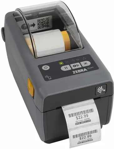 ZEBRA ZD411 DT 300dpi BT šedá / DT / Tlačiareň samolepiacich štítkov / 300dpi / USB &amp; BT