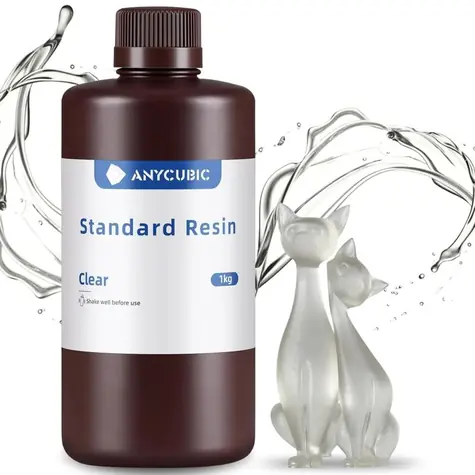 AnyCubic UV Resin Standard Clear 1 kg / UV živica - tekutý tlačový materiál