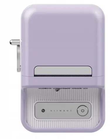 Niimbot B21 Pre fialová / Tlačiareň štítkov / 300 dpi / BT / USB-C