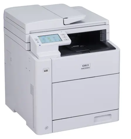 OKI MC554dn / multifunkčná tlačiareň / A4 / 32 ppm / USB 2.0 / RJ45 / Fax / Duplex