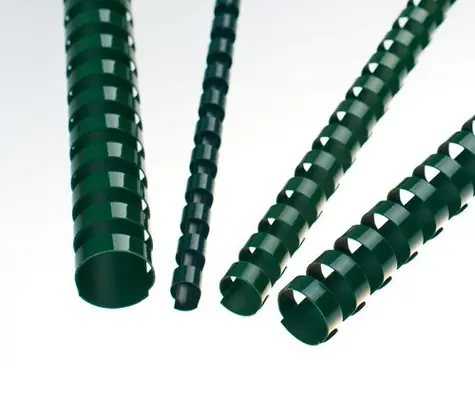 Eurosupplies Plastové chrbty 22mm zelená / pre 151–180 listov - 80 g papiera / 50 ks