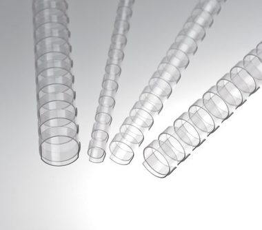 EuroSupplies Plastové chrbty 28.5mm číra / pre 211–245 listov - 80 g papiera / 50 ks