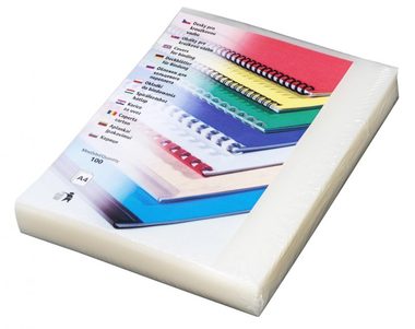 Eurosupplies Futura dosky A4 číra / 100 ks