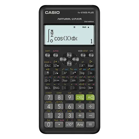 Casio FX 570 ES PLUS 2E čierna / Kalkulačka stolná