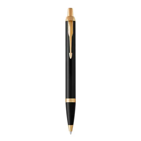 PARKER Royal IM Black GT hrot M / guličkové pero / farba náplne: modrá