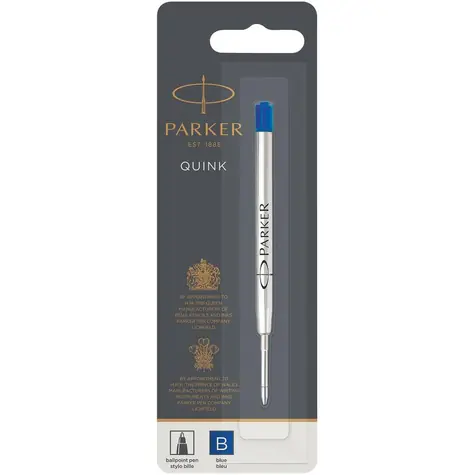 PARKER Quink Ballpoint Pen B modrá 1ks / náplň do guličkových pier