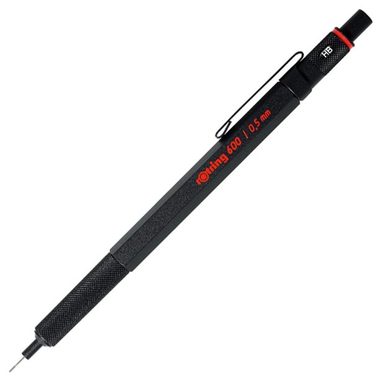 Rotring 600 0.5 mm čierna / Mikrotužka / Celokovové / šesťboké